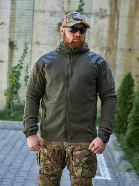 Кофта флісова Shark Skin Militay Olive (олива)