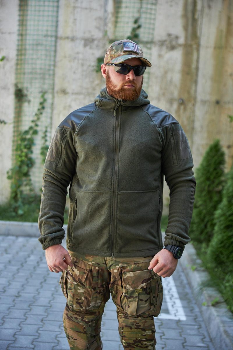 Кофта флісова Shark Skin Militay Olive (олива)
