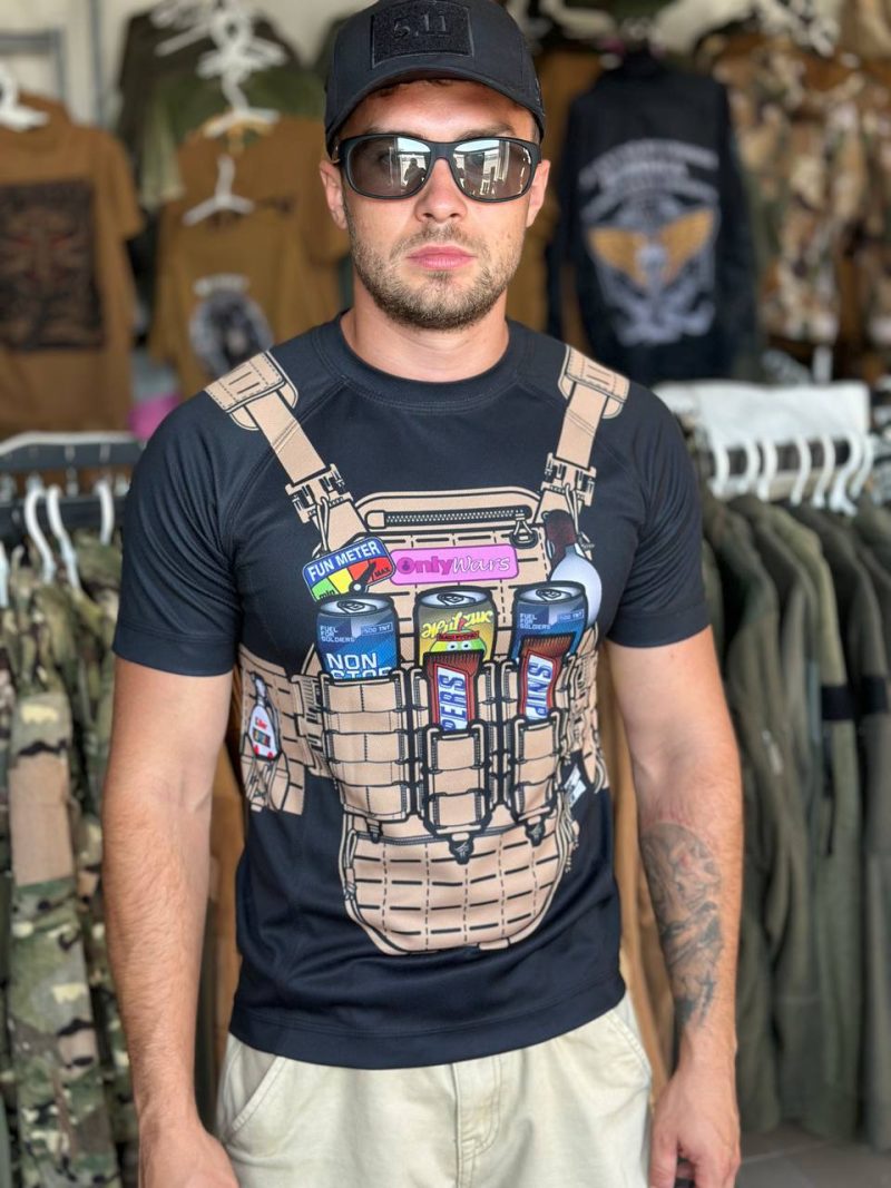 Футболка БРОНІК Н.З. ЧОРНИЙ | KRAMATAN Tactical Design