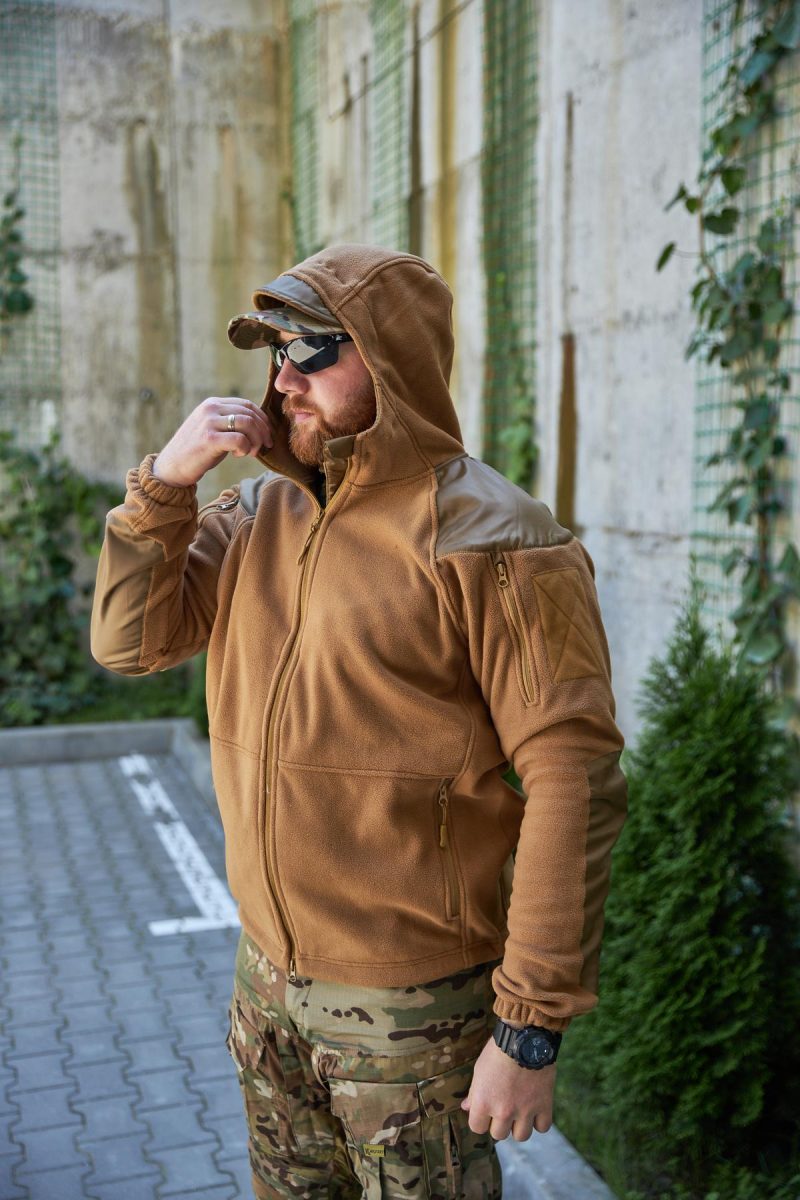 Кофта флісова Shark Skin Military Coyote (койот) - Зображення 4