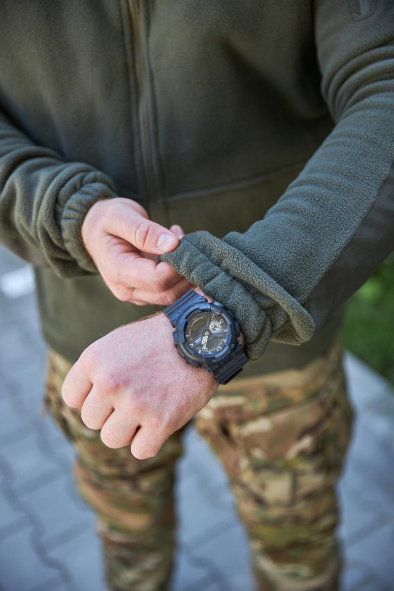Кофта флісова Shark Skin Militay Olive (олива) - Зображення 3