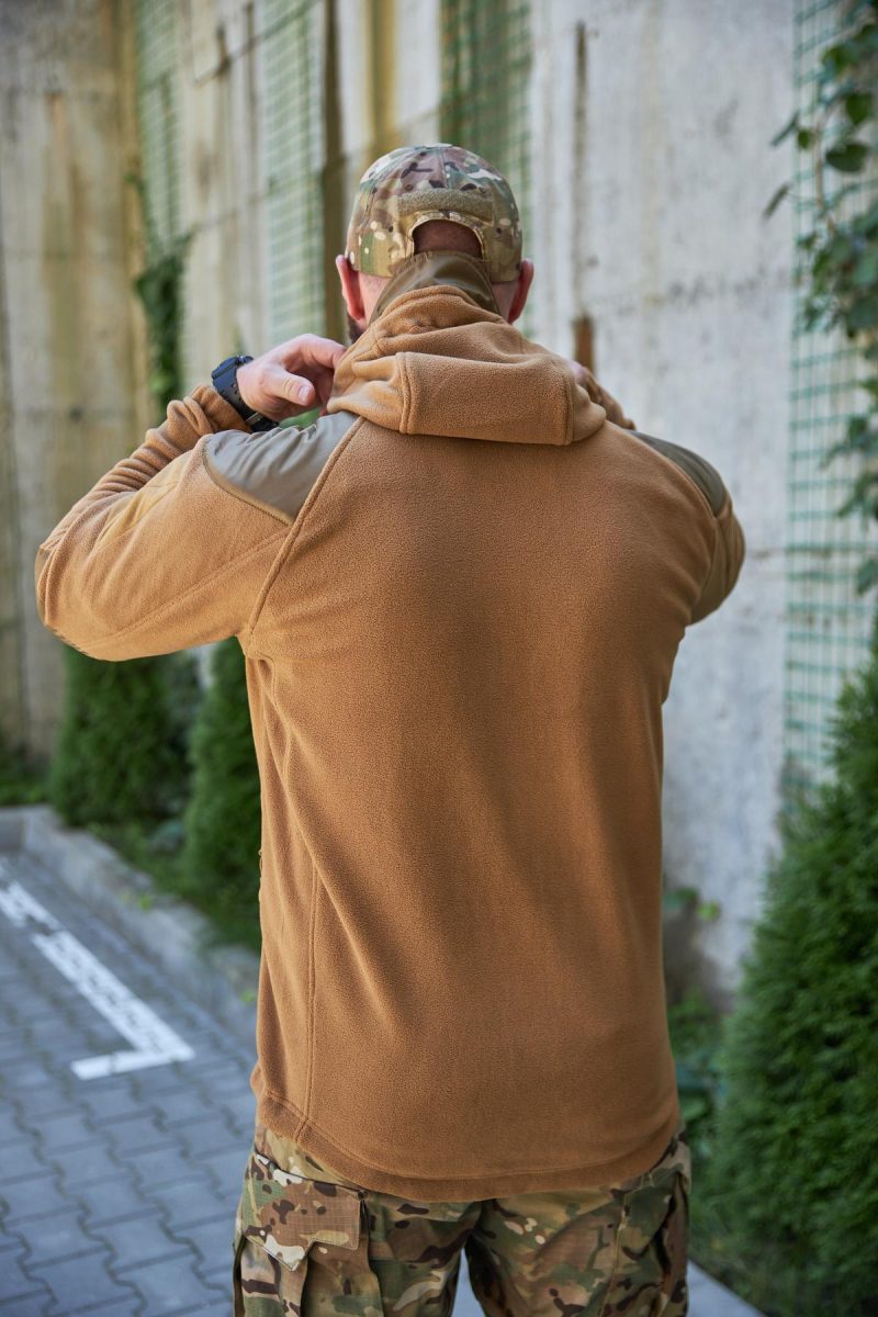 Кофта флісова Shark Skin Military Coyote (койот) - Зображення 5