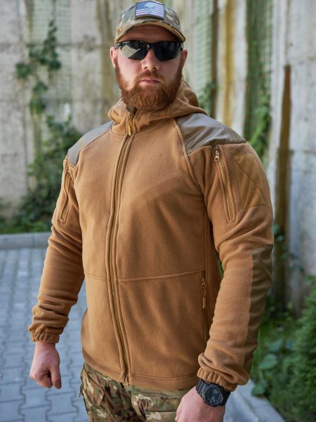 Кофта флісова Shark Skin Military Coyote (койот)
