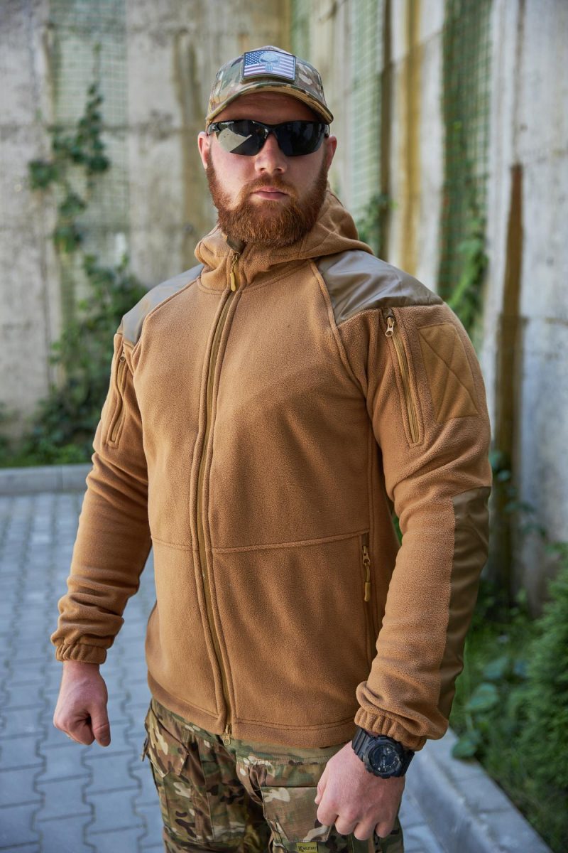 Кофта флісова Shark Skin Military Coyote (койот)