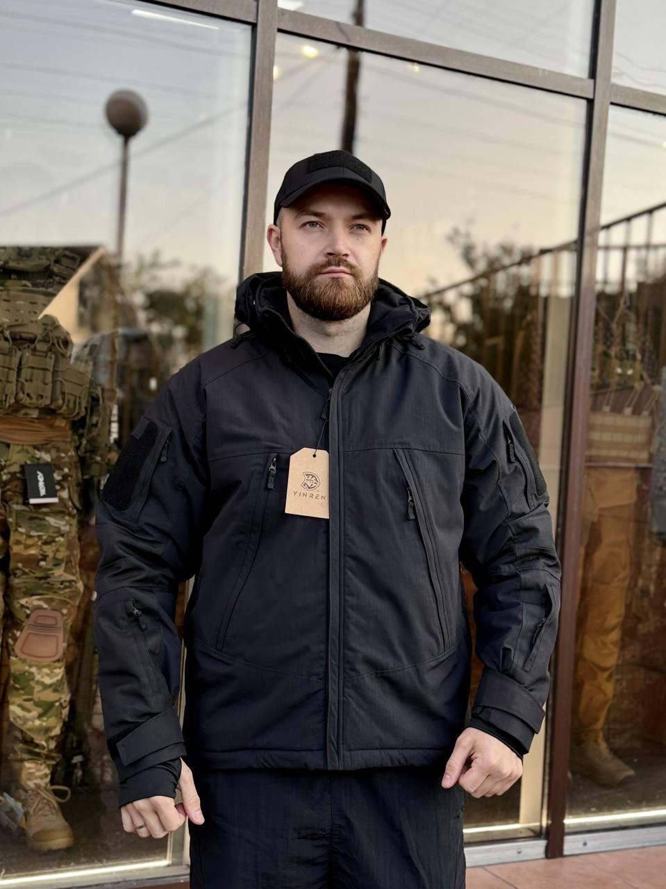 Зимова тактична куртка Delta 4.0 Black (Чорний)