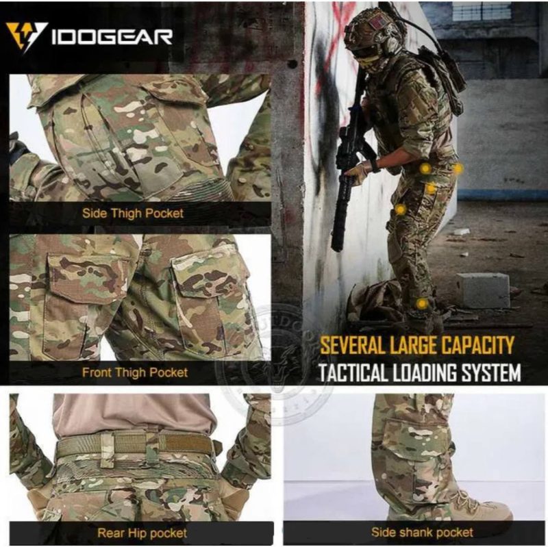 Чоловічі штани IDOGEAR G3 Combat з наколінниками - Зображення 2