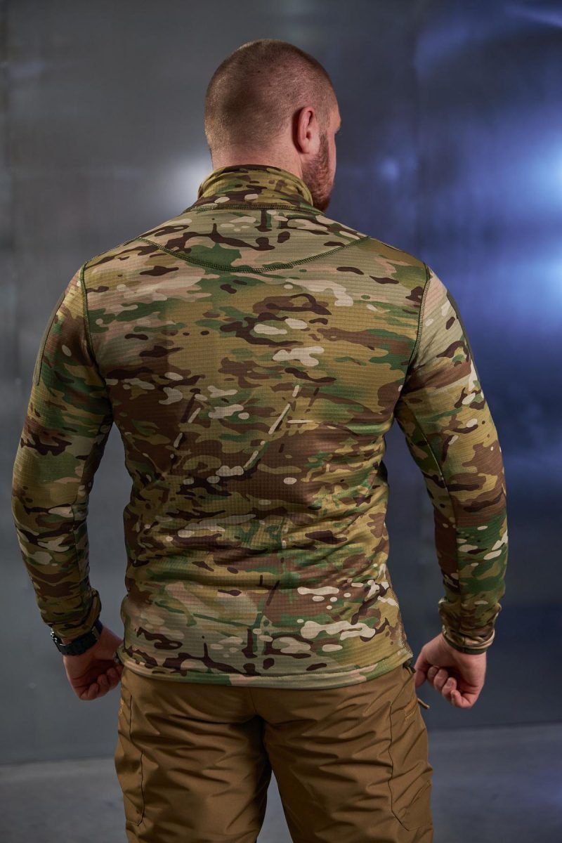 Флісова кофта вафелька мультикам Military - Зображення 3