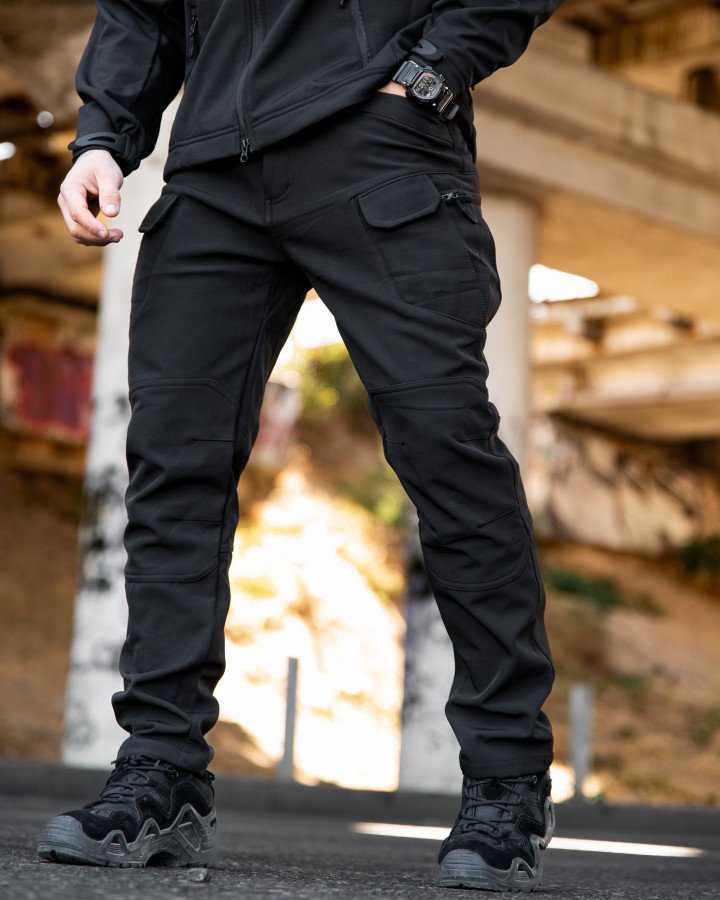 Міські тактичні штани maximus софтшел black