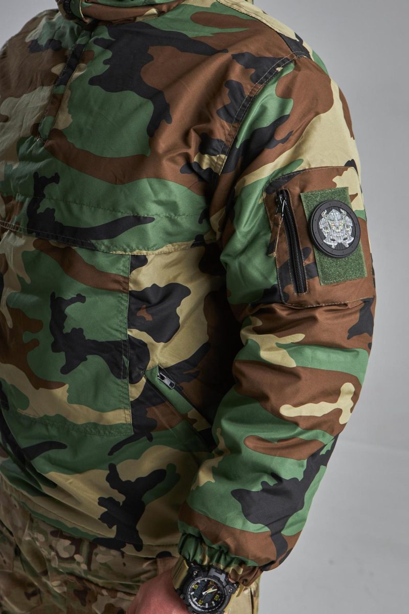 Куртка Mil-Tec Winter Combat Anorak - Woodland британка - Зображення 5