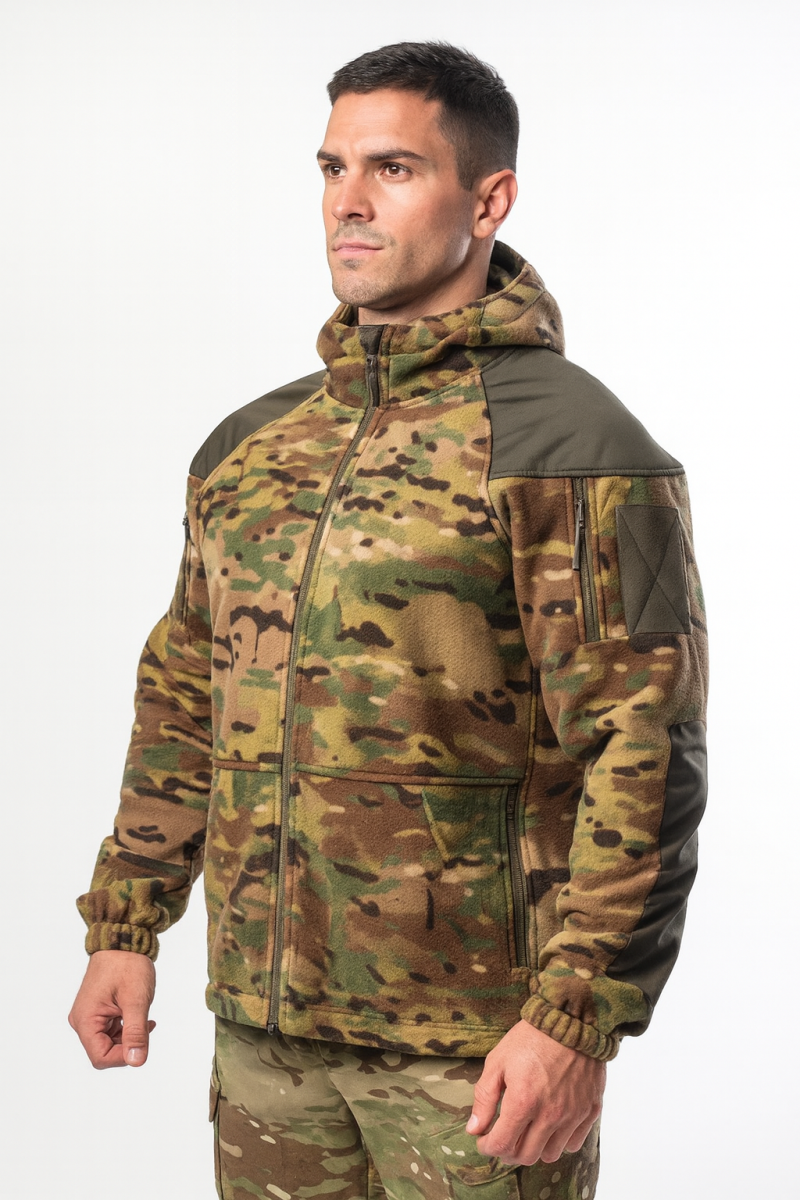 Кофта флісова Shark Skin Military Multicam (мультикам) - Зображення 4