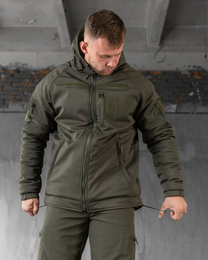 Зимовий тактичний костюм gamma gen2 олива - Зображення 7