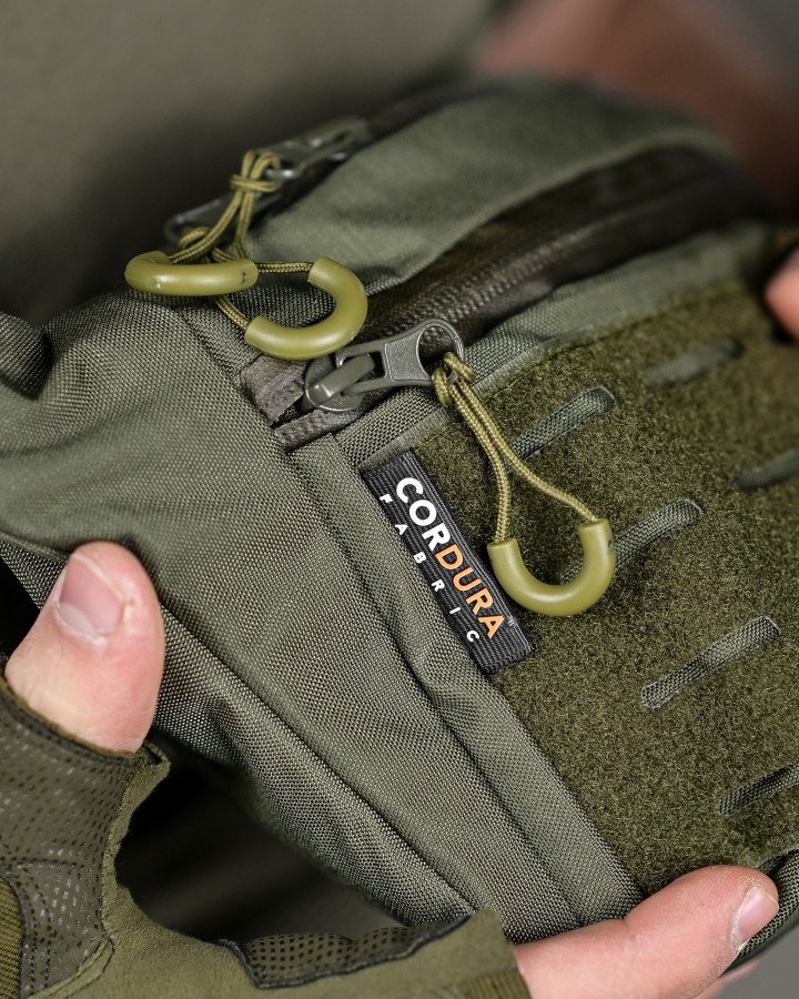 Тактична сумка поясна obio oliva - Зображення 5