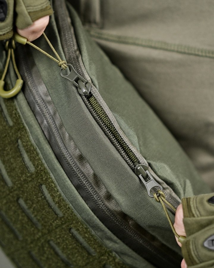 Тактична сумка поясна obio oliva - Зображення 9