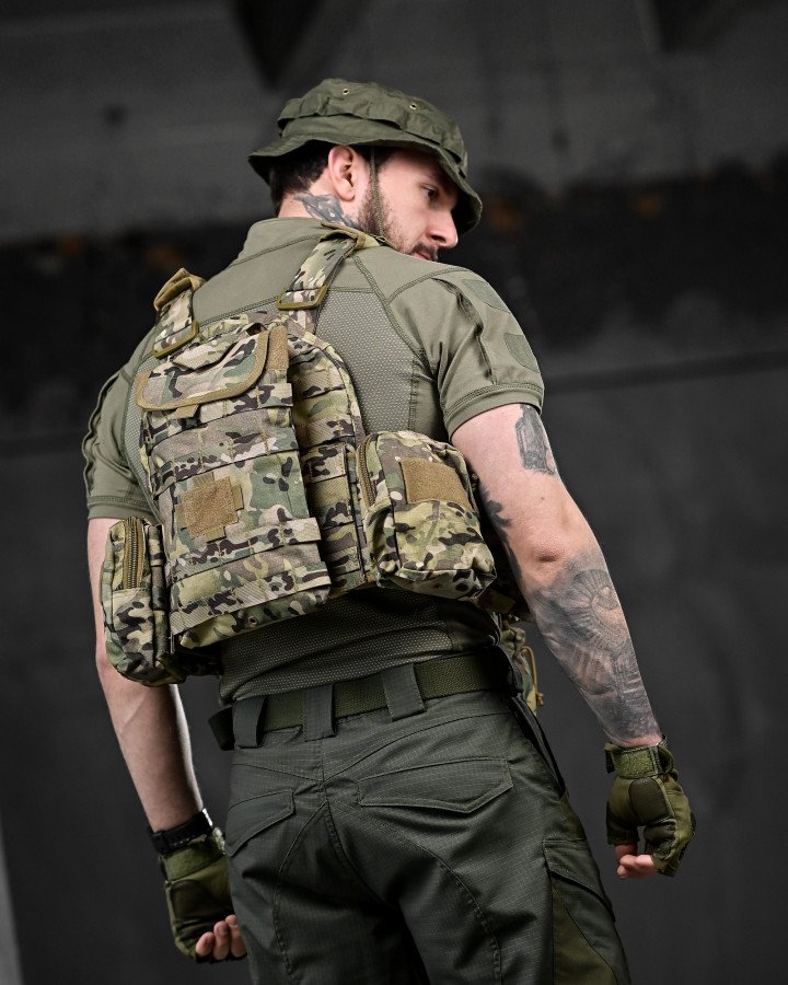 Люксова плитоноска yakeda cobra мультикам - Зображення 3