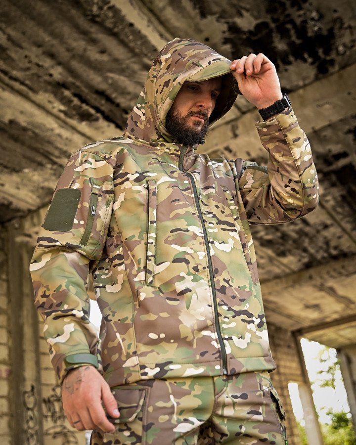 Демісезонна куртка софтшел tennesi мультикам