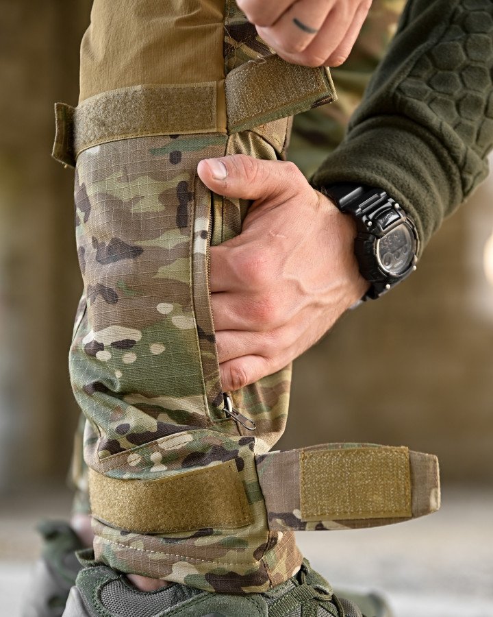 Зимові штурмові тактичні штани sub-zero мультикам - Зображення 7