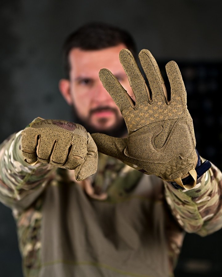 Тактичні рукавички wallizard мультекам - Зображення 4