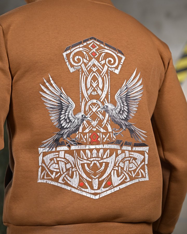 Мілітарі худі на флісі genesis thor койот - Зображення 4