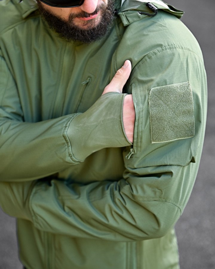 Демісезонна тактична куртка carrier (аналог uf pro) олива - Зображення 7
