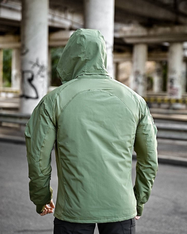 Демісезонна тактична куртка carrier (аналог uf pro) олива - Зображення 5
