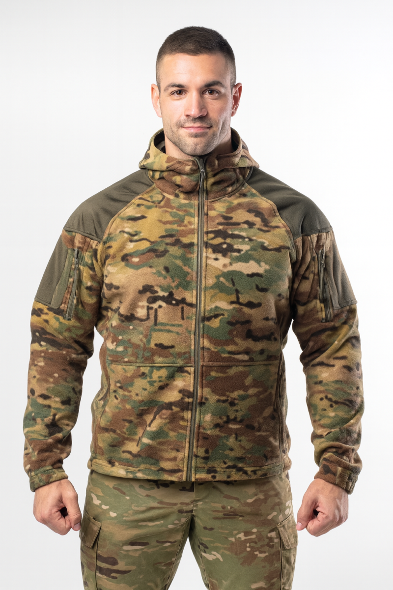 Кофта флісова Shark Skin Military Multicam (мультикам)