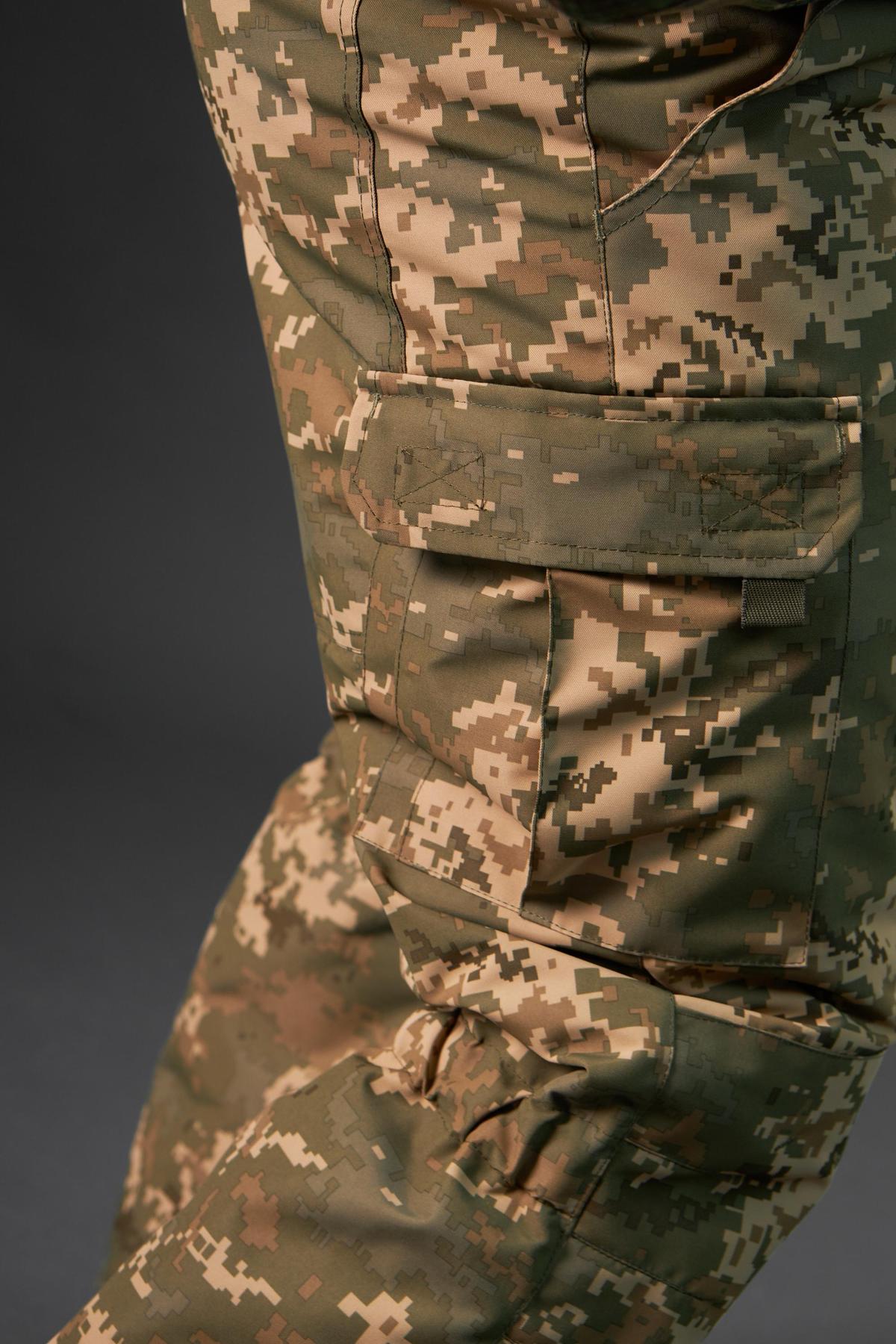 Штани зимові Taslan піксель ЗСУ на підтяжках, до -15*С - Зображення 5