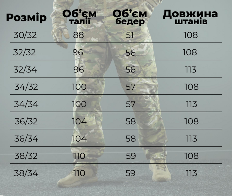 Тактичні штани «Kayman» Military мультикам - Зображення 6