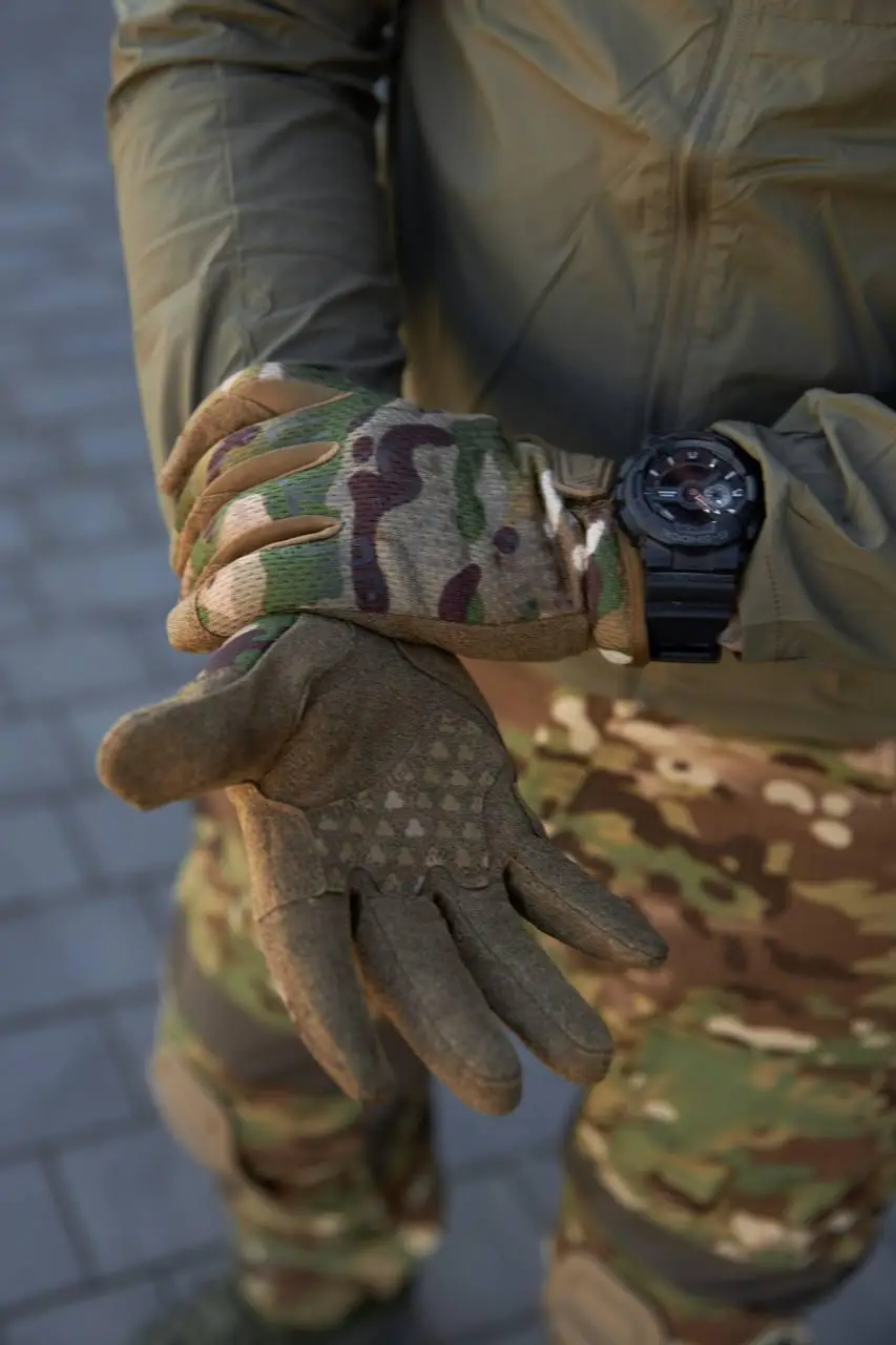 Рукавиці повнопалі тактичні WALLIZARD Multicam - Зображення 2