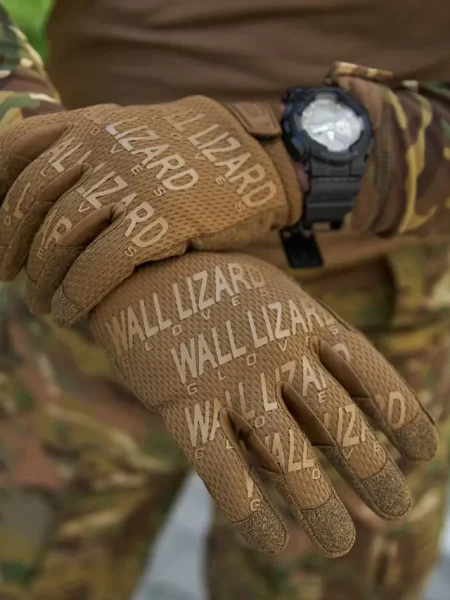 Рукавиці повнопалі тактичні WALLIZARD Coyote