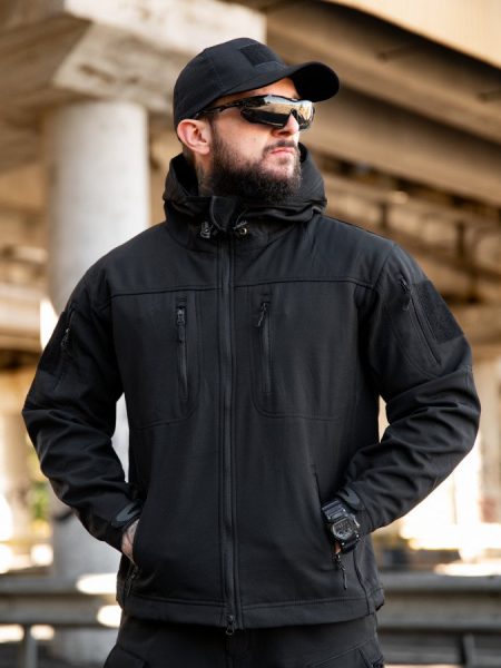 Міська тактична куртка maximus софтшел black