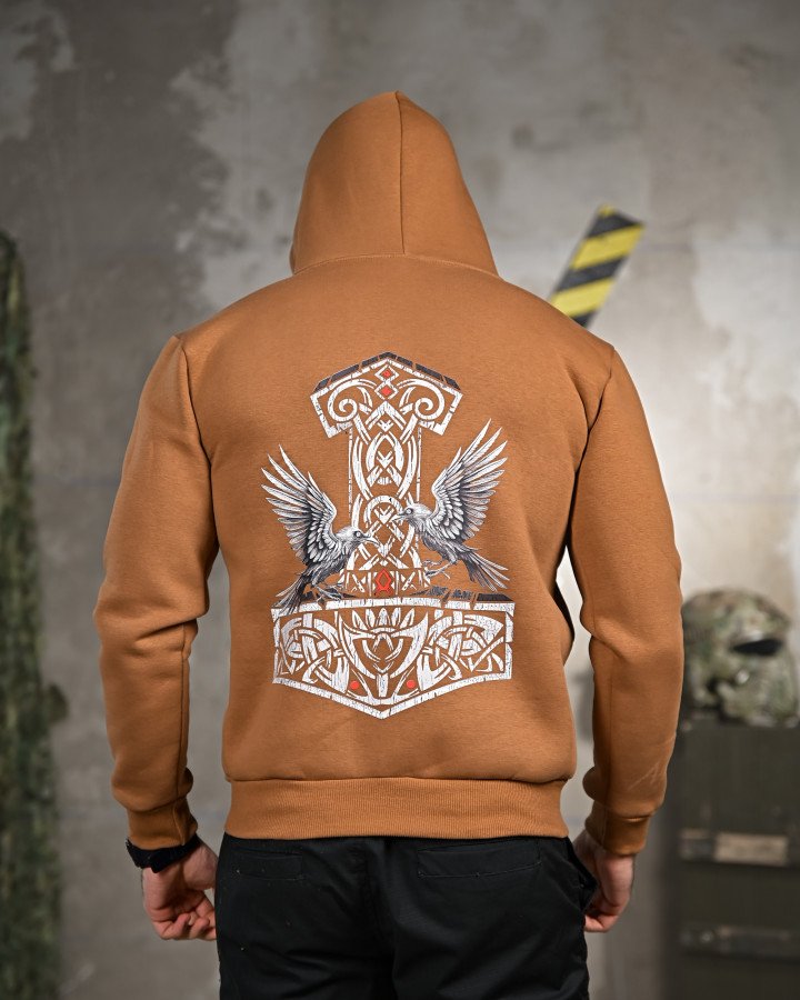 Мілітарі худі на флісі genesis thor койот