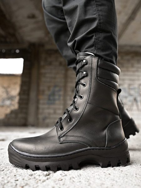 Зимові тактичні черевики f-1 black