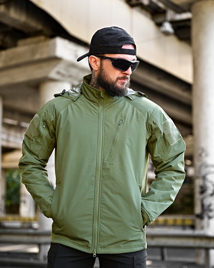 Демісезонна тактична куртка carrier (аналог uf pro) олива