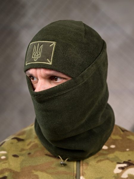 Комплект шапка баф intelligence олива