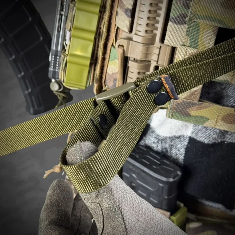 Одно/двоточковий ремінь RAGNAROK ODIN sling Gen.II Олива - Зображення 4