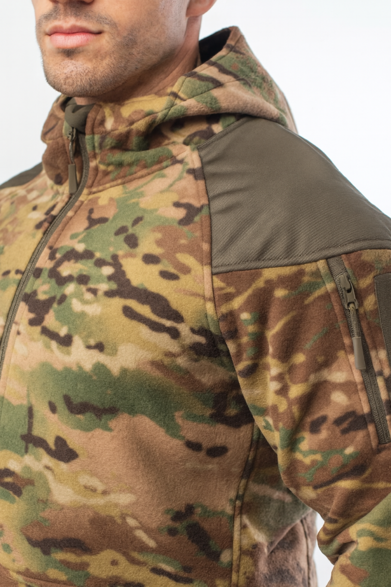 Кофта флісова Shark Skin Military Multicam (мультикам) - Зображення 6