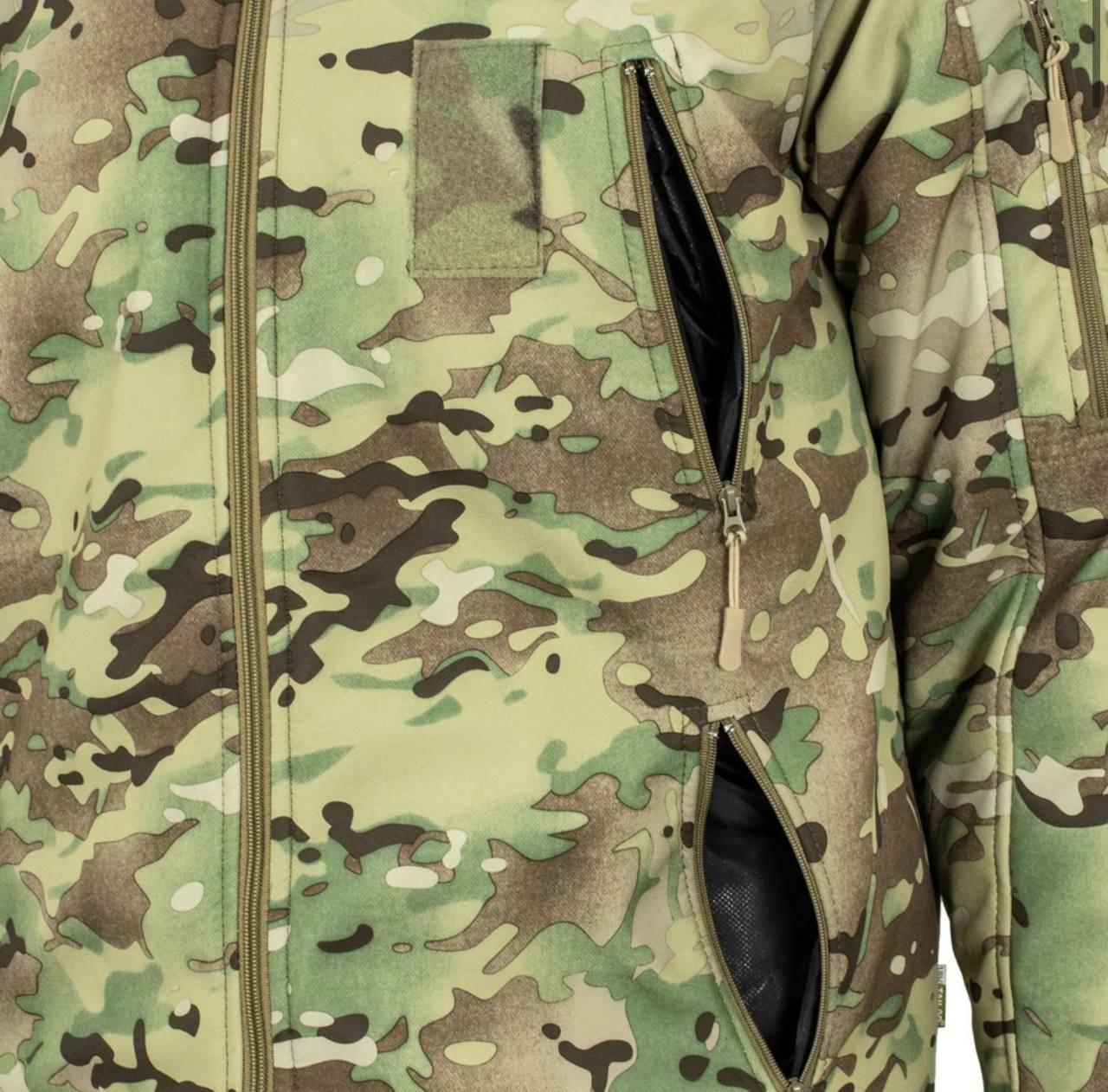 Куртка зимова SoftShell Max-Heat Multicam V&T - Зображення 8