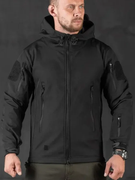 Куртка Softshell Silver Knight Windstoper чорна