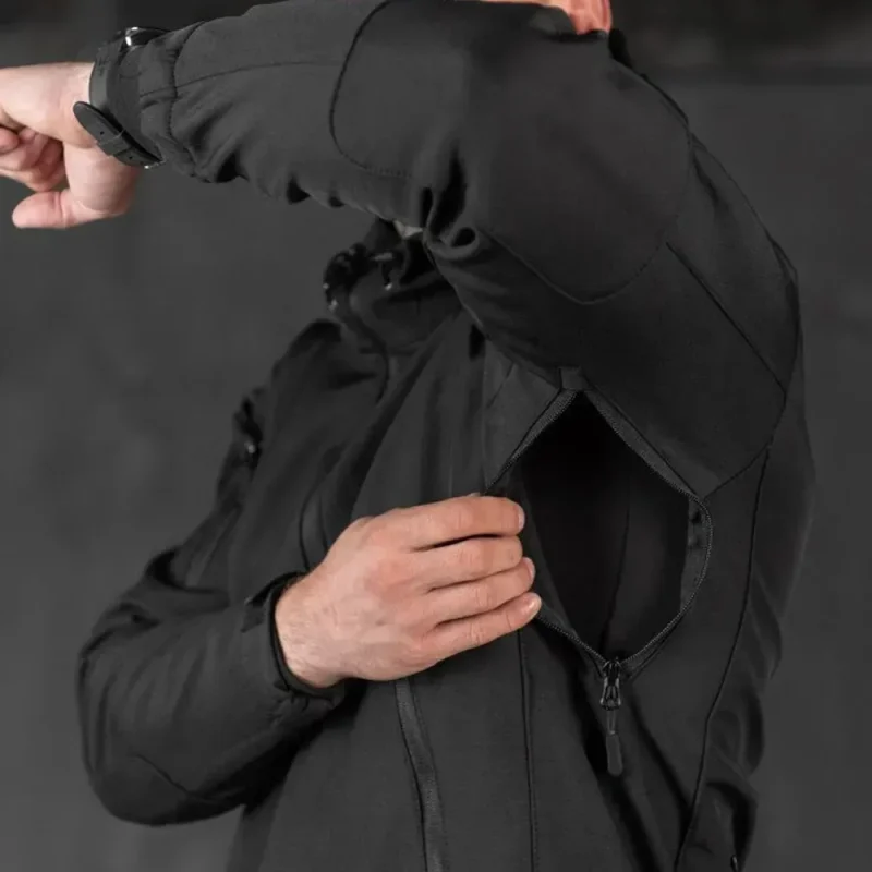 Куртка Softshell Silver Knight Windstoper чорна - Зображення 8