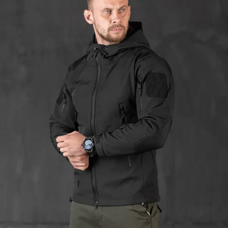 Куртка Softshell Silver Knight Windstoper чорна - Зображення 9