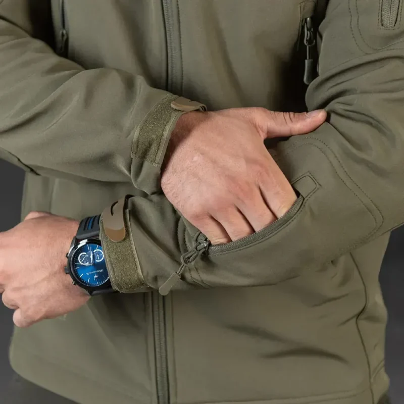 Куртка Softshell Silver Knight Windstoper олива - Зображення 2