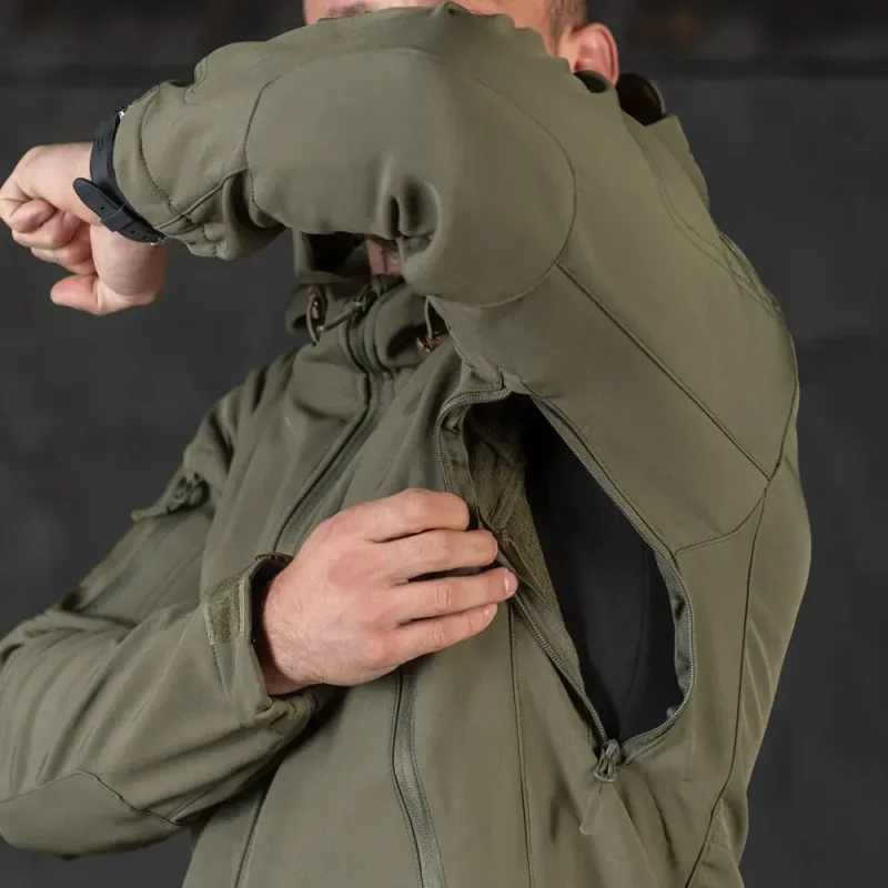 Куртка Softshell Silver Knight Windstoper олива - Зображення 5