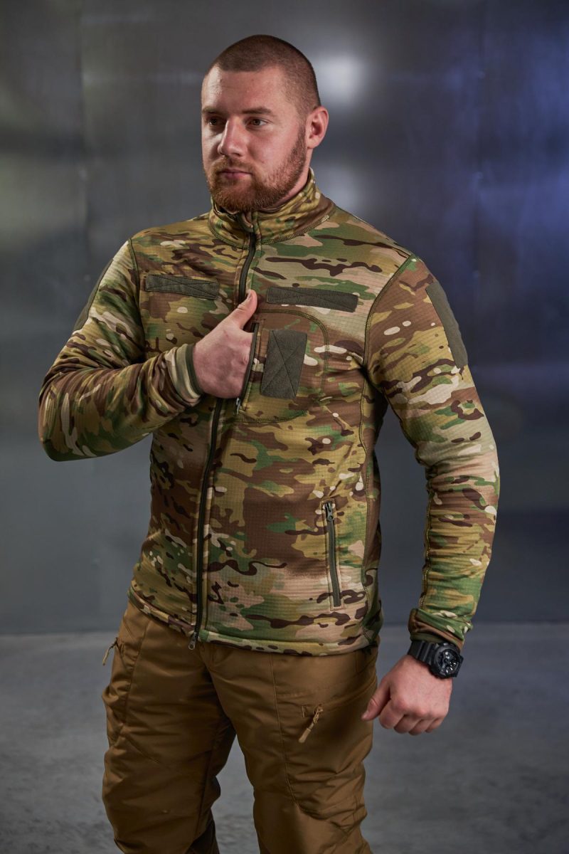 Флісова кофта вафелька мультикам Military - Зображення 6
