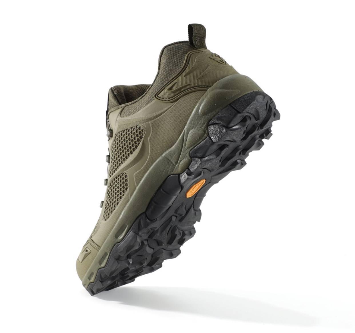 Тактичні кросівки з автошнурівкою, олива - Зображення 3