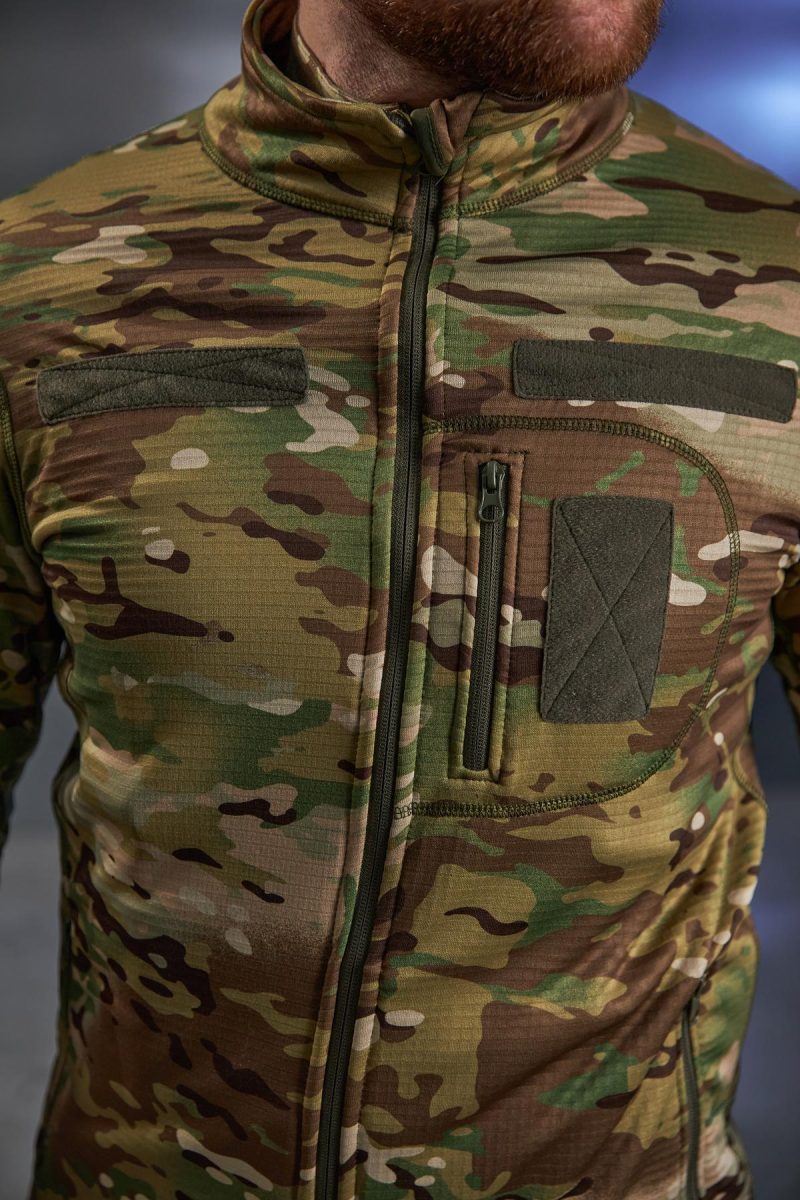 Флісова кофта вафелька мультикам Military - Зображення 8