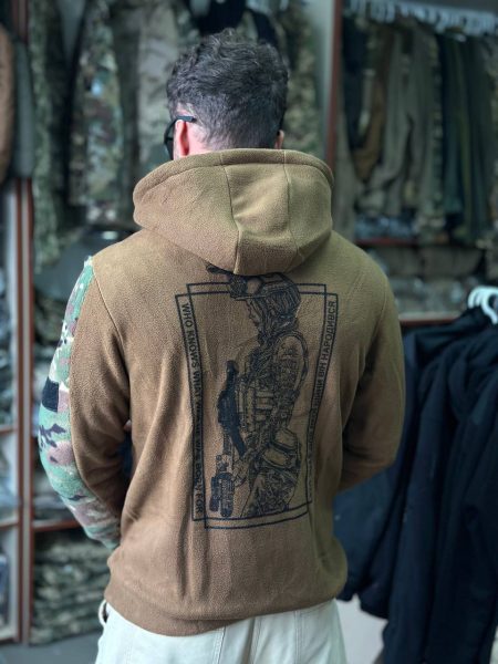 Флісова кофта з капюшоном Діва