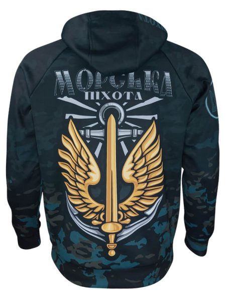 Худі МОРСЬКА ПІХОТА Dark Aqua | KRAMATAN Tactical Design