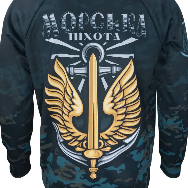 Худі МОРСЬКА ПІХОТА Dark Aqua | KRAMATAN Tactical Design - Зображення 10