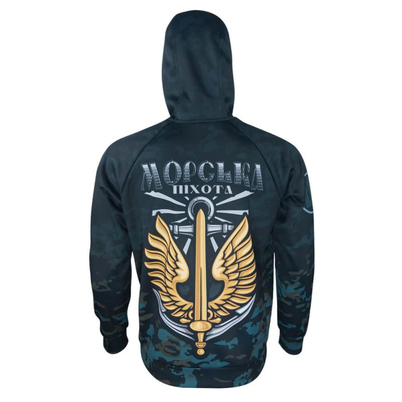 Худі МОРСЬКА ПІХОТА Dark Aqua | KRAMATAN Tactical Design - Зображення 5