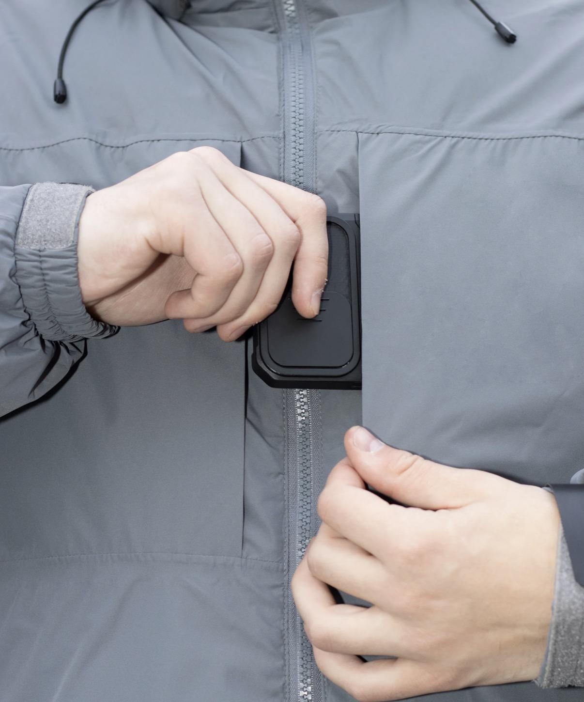 Зимова тактична куртка на пуху, Call Dragon®️ SQG 5 Grey (сіра) - Зображення 5